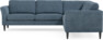 Bridge - Hörnsoffa, 2+2-sits - Blå