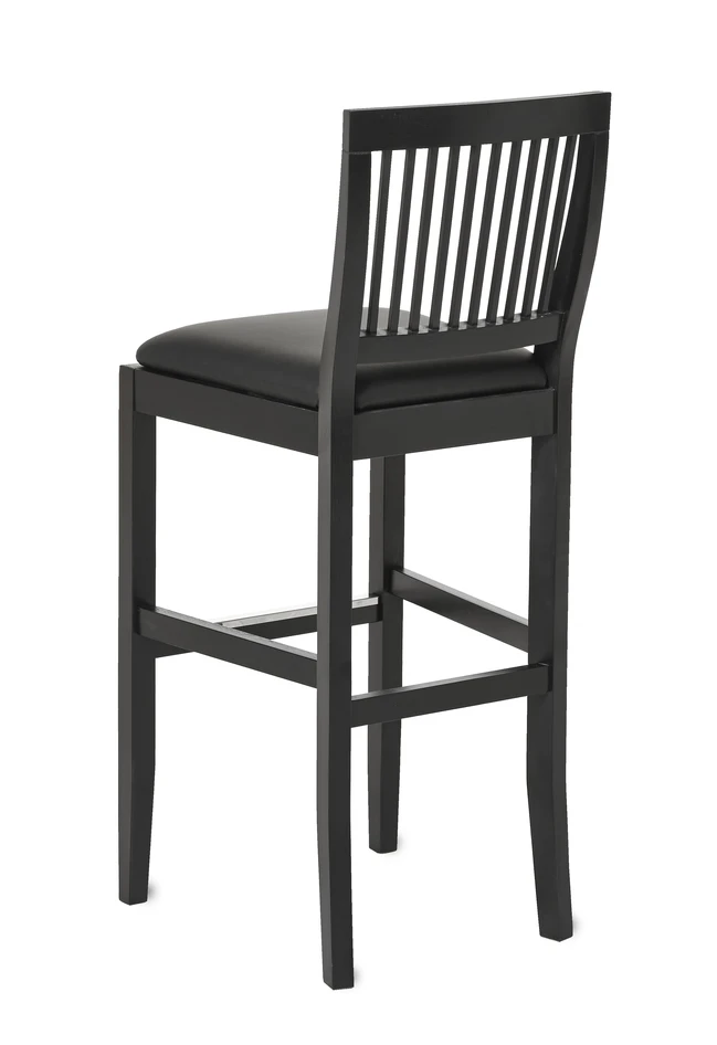 Läckö - Barstol, Sh 72 cm - Svart