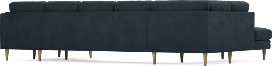 Eden - 3-sits soffa med divan vänster och schäslong höger - Blå