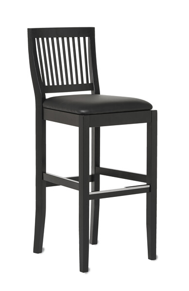 Läckö - Barstol, Sh 72 cm - Svart