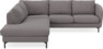 Madison - 2-sits soffa med divan vänster - Grå