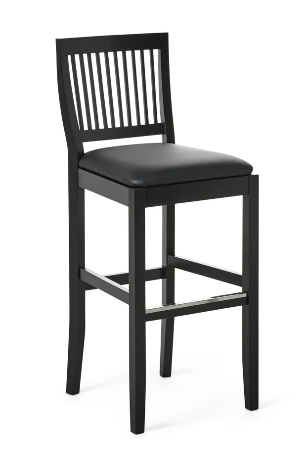 Läckö - Barstol, Sh 72 cm - Svart