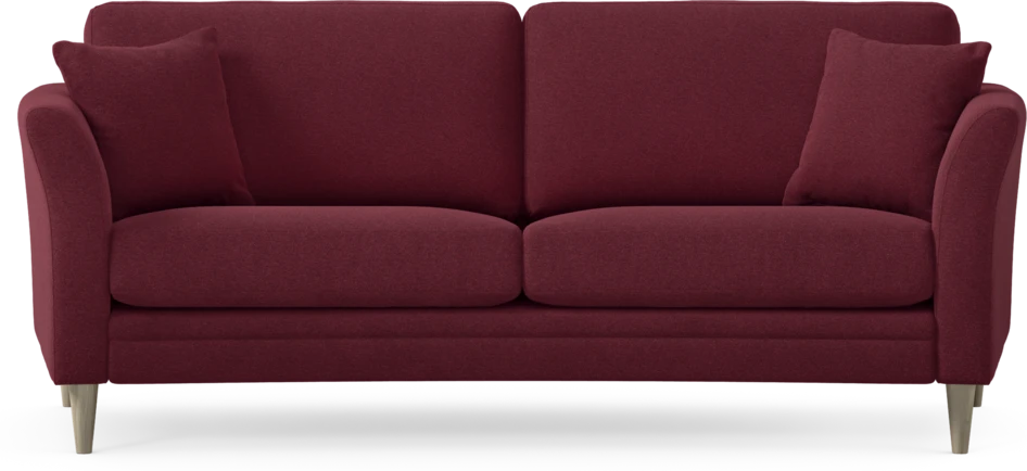 Eden - 2,5-sits soffa svängd - Röd
