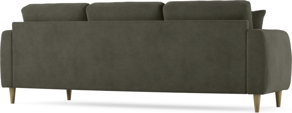 Eden - 3-sits soffa svängd - Grå