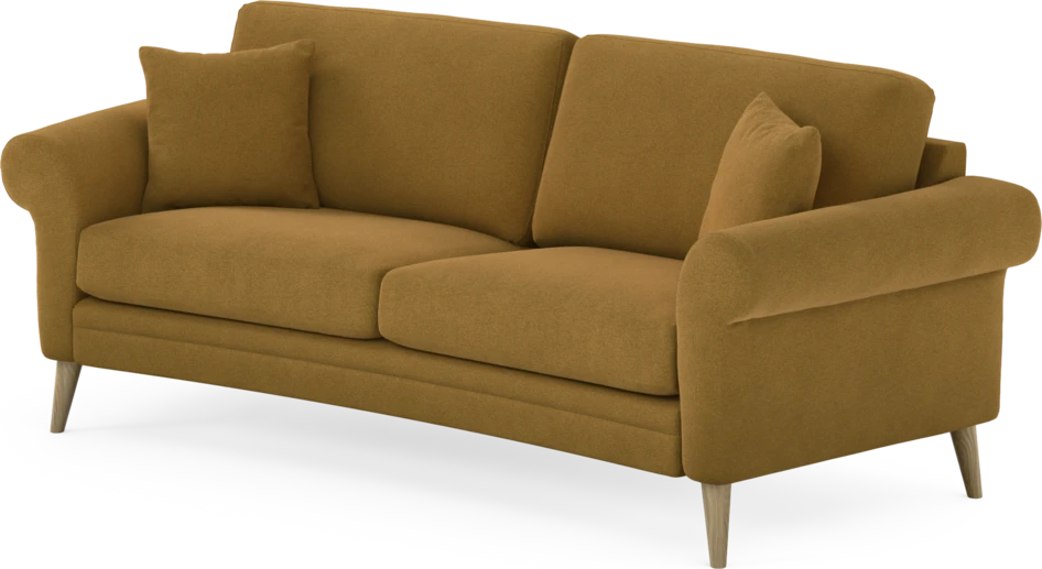 Eden - 2,5-sits soffa svängd - Gul