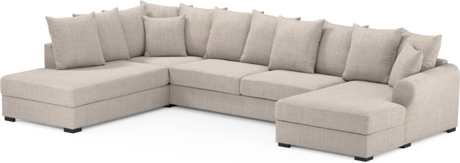 Town - 3-sits soffa med divan vänster och schäslong höger - Beige