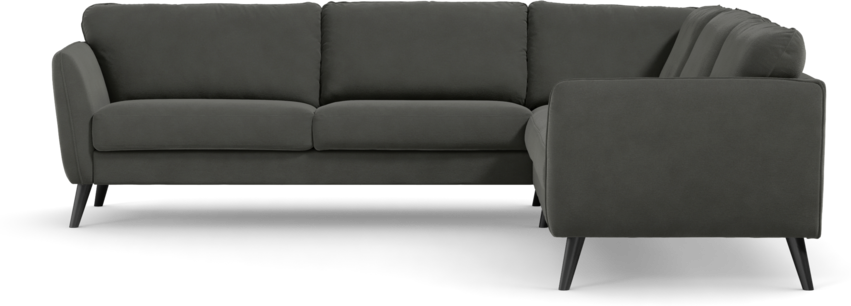 Bridge - Hörnsoffa, 3+3-sits - Grå