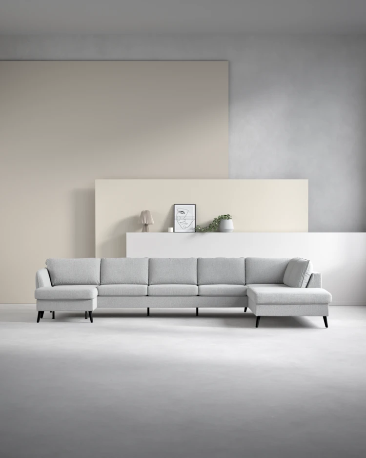 County - 4-sits soffa med schäslong vänster och divan höger - inspiration