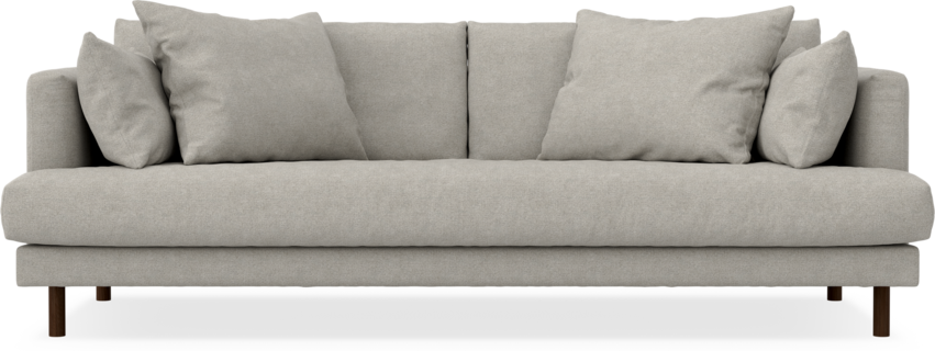 Harper - 3-sits soffa, hel dyna - Beige