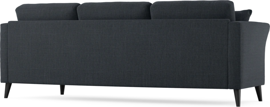 Eden - 3-sits soffa svängd - Blå