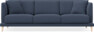 Macy Lux - 3-sits soffa XL - Blå