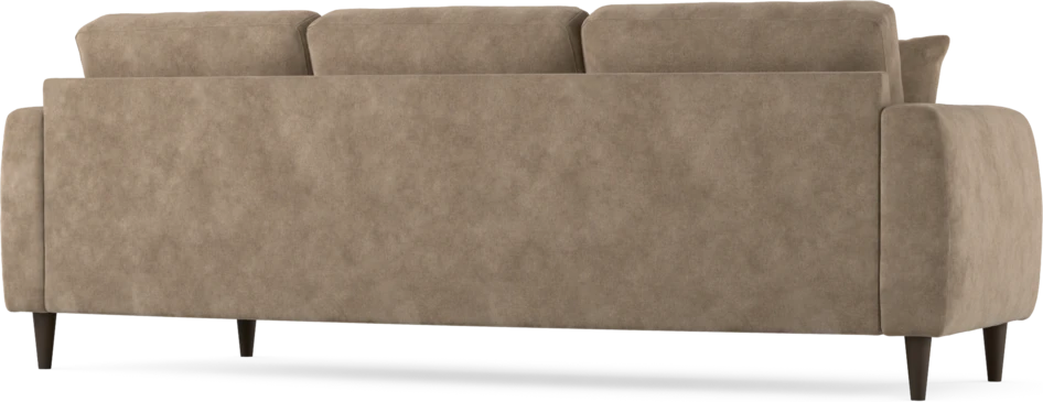 Eden - 3-sits soffa svängd - Beige