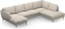 Madison Lux - 2-sits soffa med schäslong vänster och divan höger - Beige