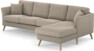 Eden - 3-sits soffa med schäslong - Beige