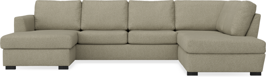 Friday - 3-sits soffa med schäslong vänster och divan höger - Beige