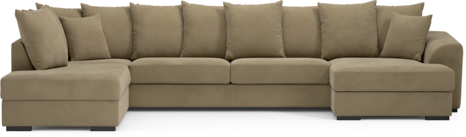 Town - 3-sits soffa med divan vänster och schäslong höger - Beige