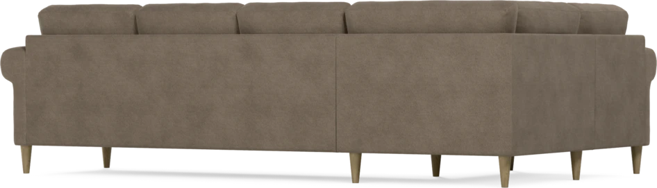 Eden - Hörnsoffa, 1+3-sits - Brun
