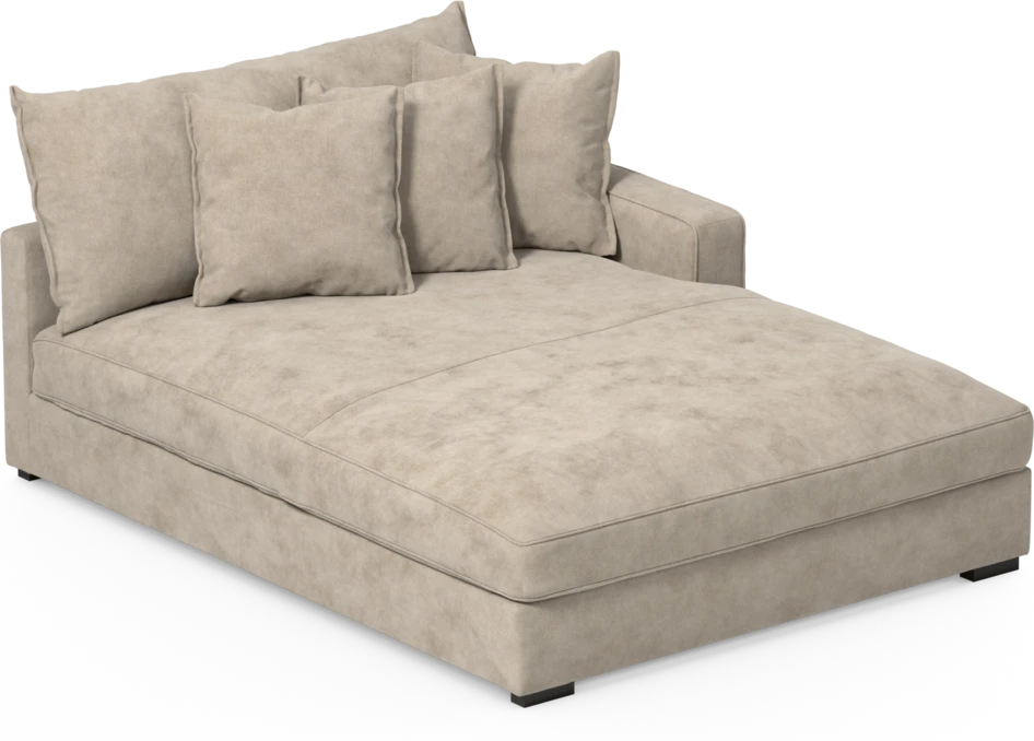 Rossi - Schäslong XL höger - Beige