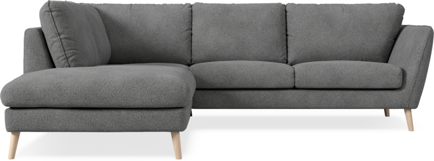 Madison Lux - 2-sits soffa med divan vänster - Vit