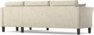 Eden - 2,5-sits soffa med schäslong - Beige