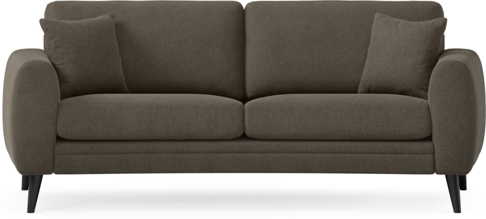 Eden - 2,5-sits soffa svängd - Brun