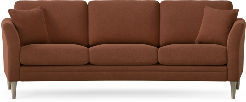 Eden - 3-sits soffa svängd - Orange