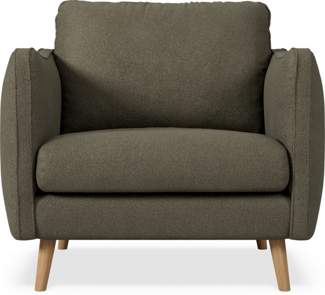 Madison - Fåtölj, 70 cm - Brun