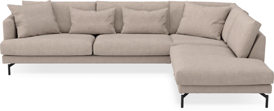 Harper - 3-sits soffa med divan höger - Beige