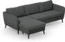 County - 3-sits soffa med flyttbar schäslong - Grå