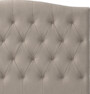 Delux Välvd - Sänggavel, 90-210 cm - Beige