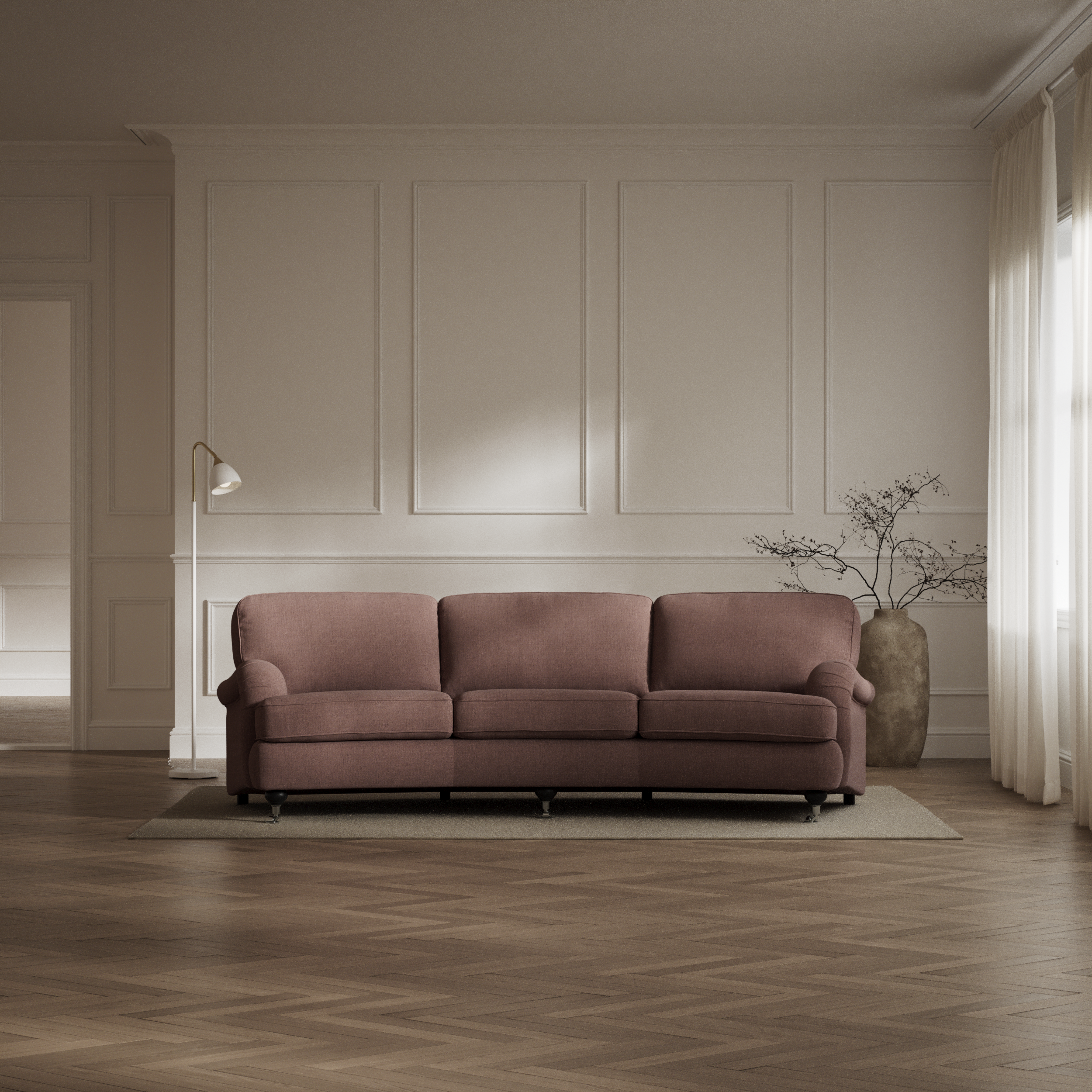 Oxford - 3-sits soffa svängd - inspiration