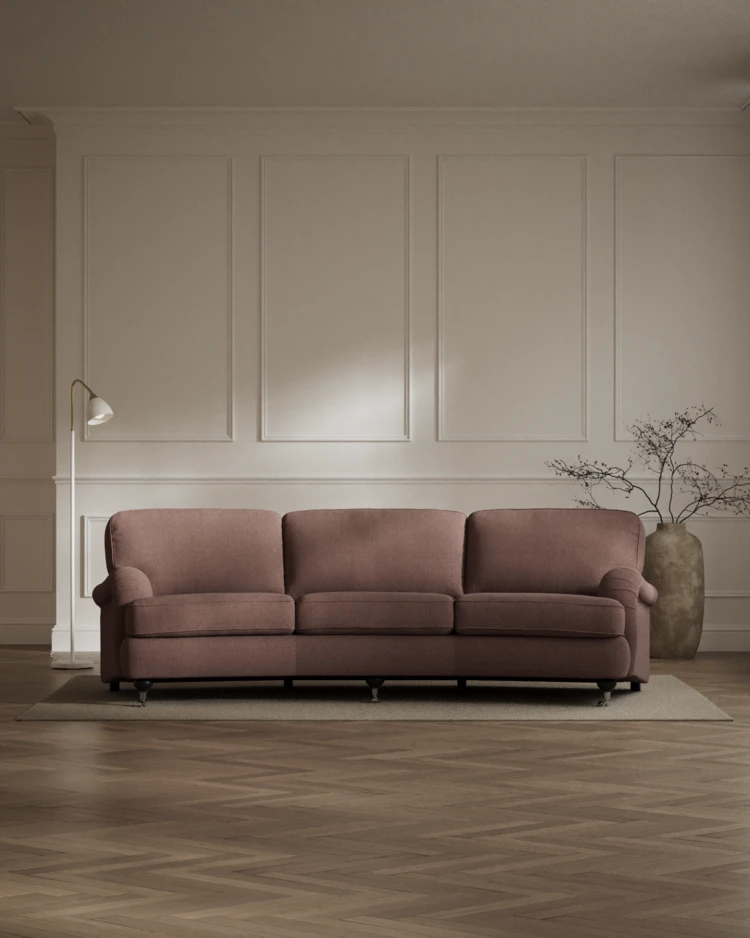 Oxford - 3-sits soffa svängd - inspiration