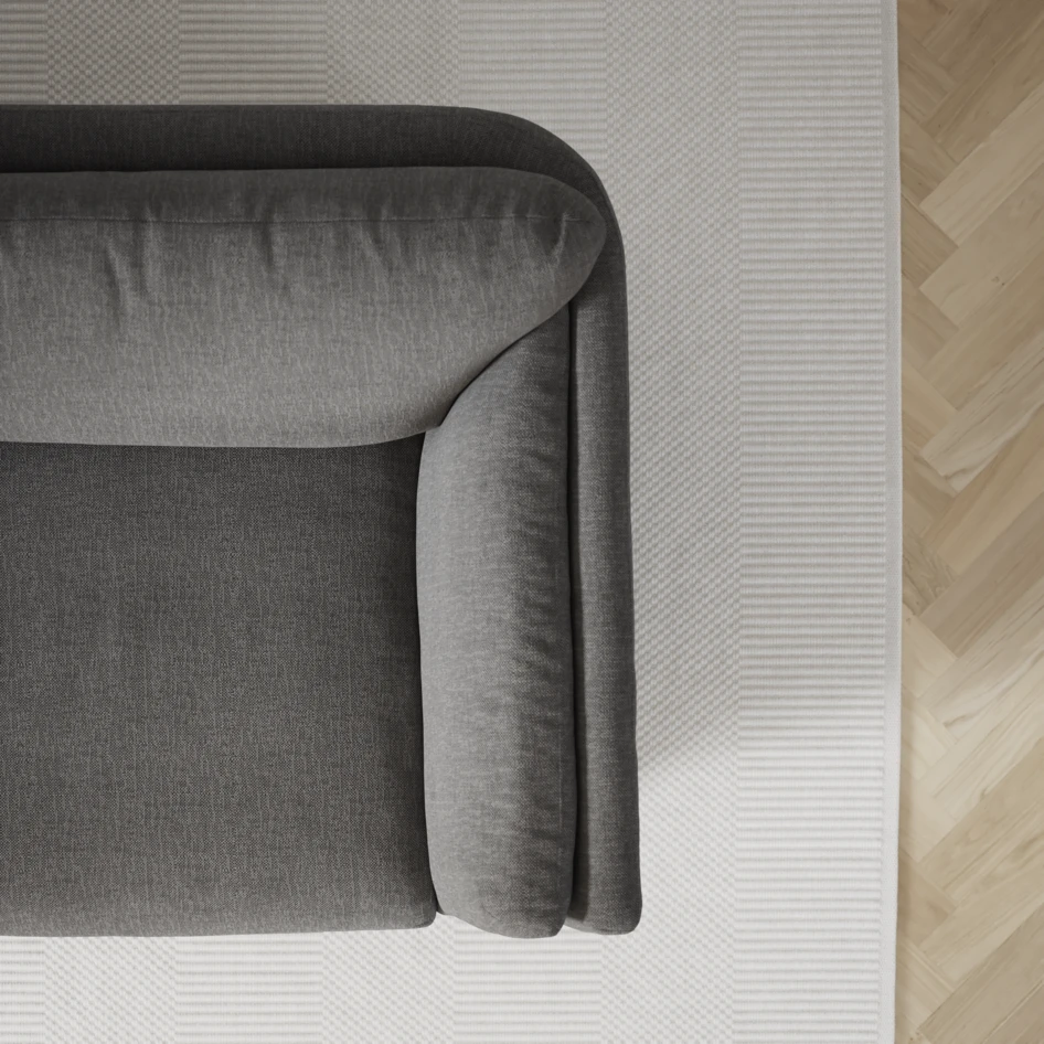 Madison Lux - Hörnsoffa 3+2-sits, hörn 1 - Grå