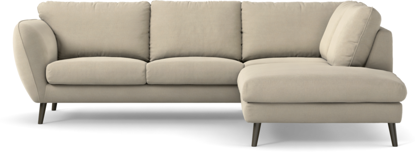 Madison Lux - 2-sits soffa med divan höger - Beige