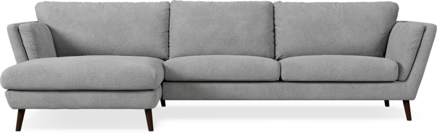 Madison Lux - 3-sits soffa med schäslong vänster - Vit