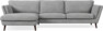 Madison Lux - 3-sits soffa med schäslong vänster - Vit