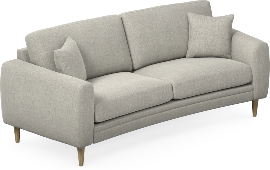 Eden - 2,5-sits soffa svängd - Grå