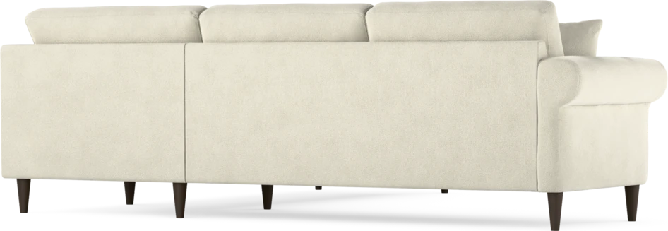 Eden - Hörnsoffa, 2,5+2,5-sits - Vit