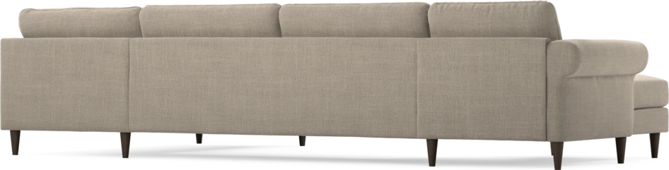 Bridge - 3-sits soffa med schäslong vänster och divan höger - Beige
