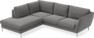 Madison - 2-sits soffa med divan vänster - Grå