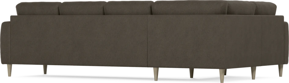 Eden - Hörnsoffa, 1+3-sits - Brun