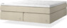 Cape Farewell Comfort - Kontinentalsäng, dubbelsäng med svävande utseende - Beige