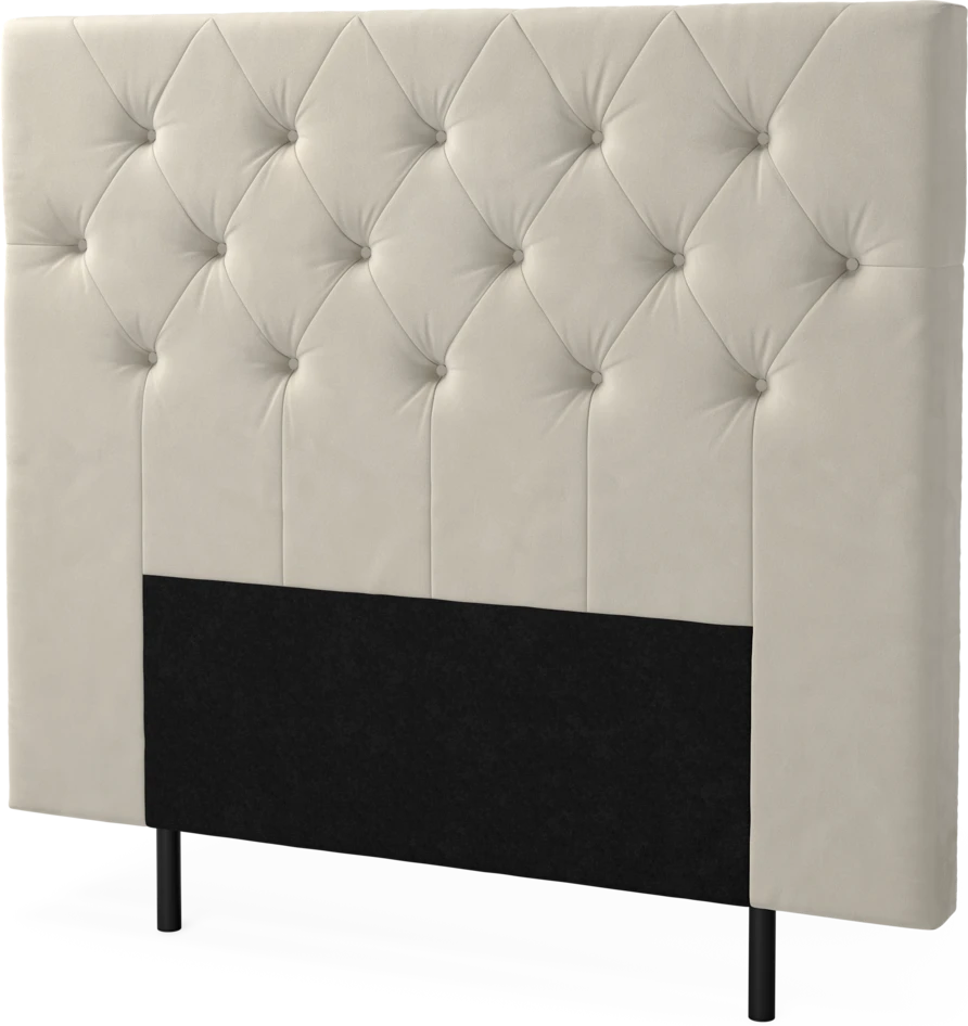 New York pikerad - Sänggavel, 90-210 cm - Beige