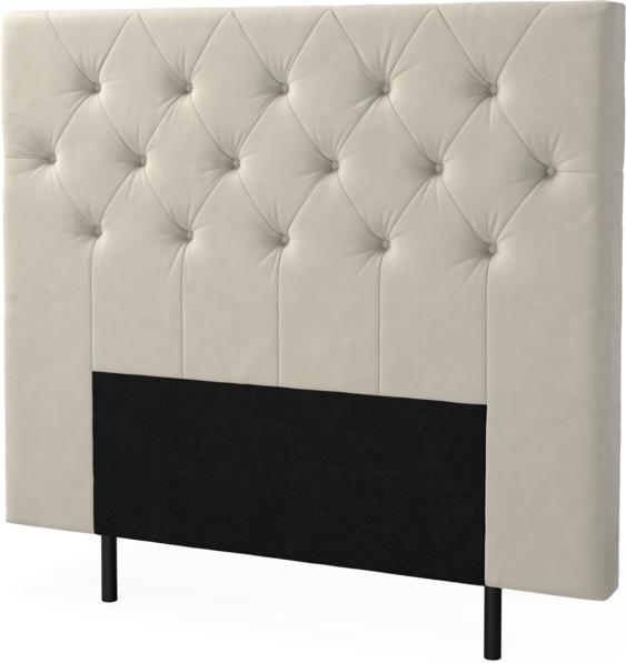 New York pikerad - Sänggavel, 90-210 cm - Beige