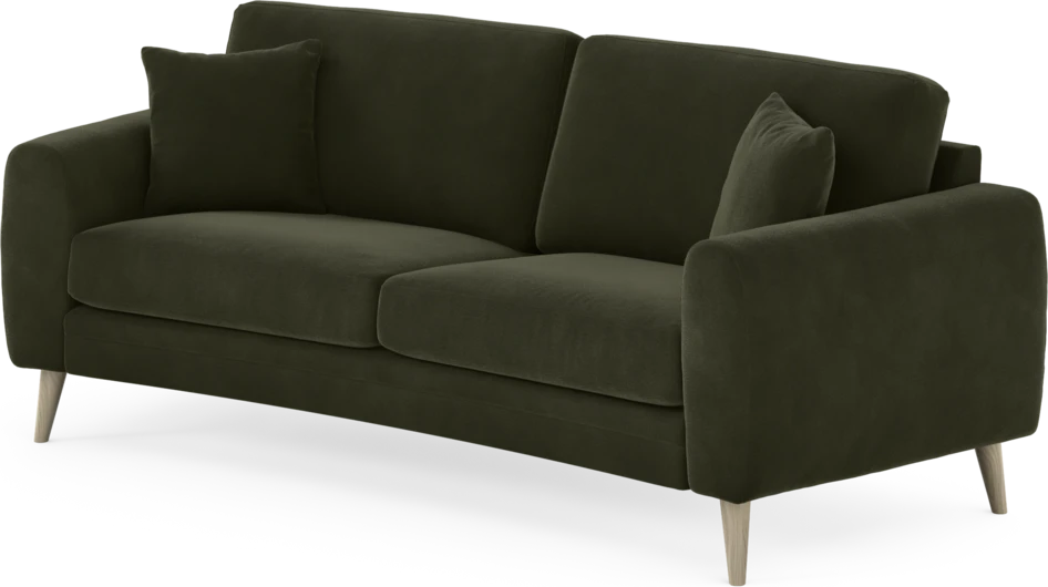 Eden - 2,5-sits soffa svängd - Grön