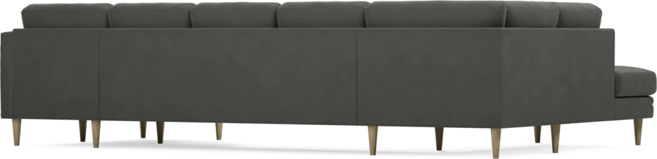 Eden - 3-sits soffa med divan vänster och schäslong höger - Grå