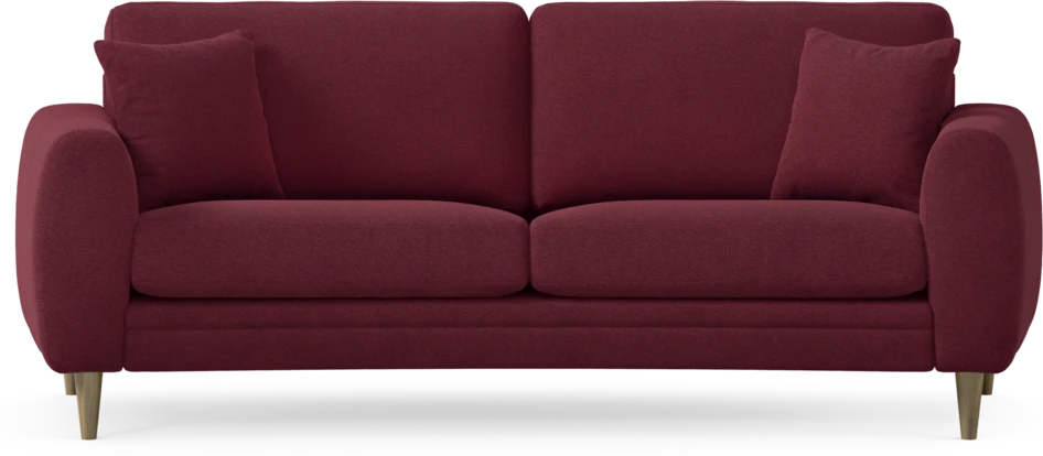 Eden - 2,5-sits soffa svängd - Röd