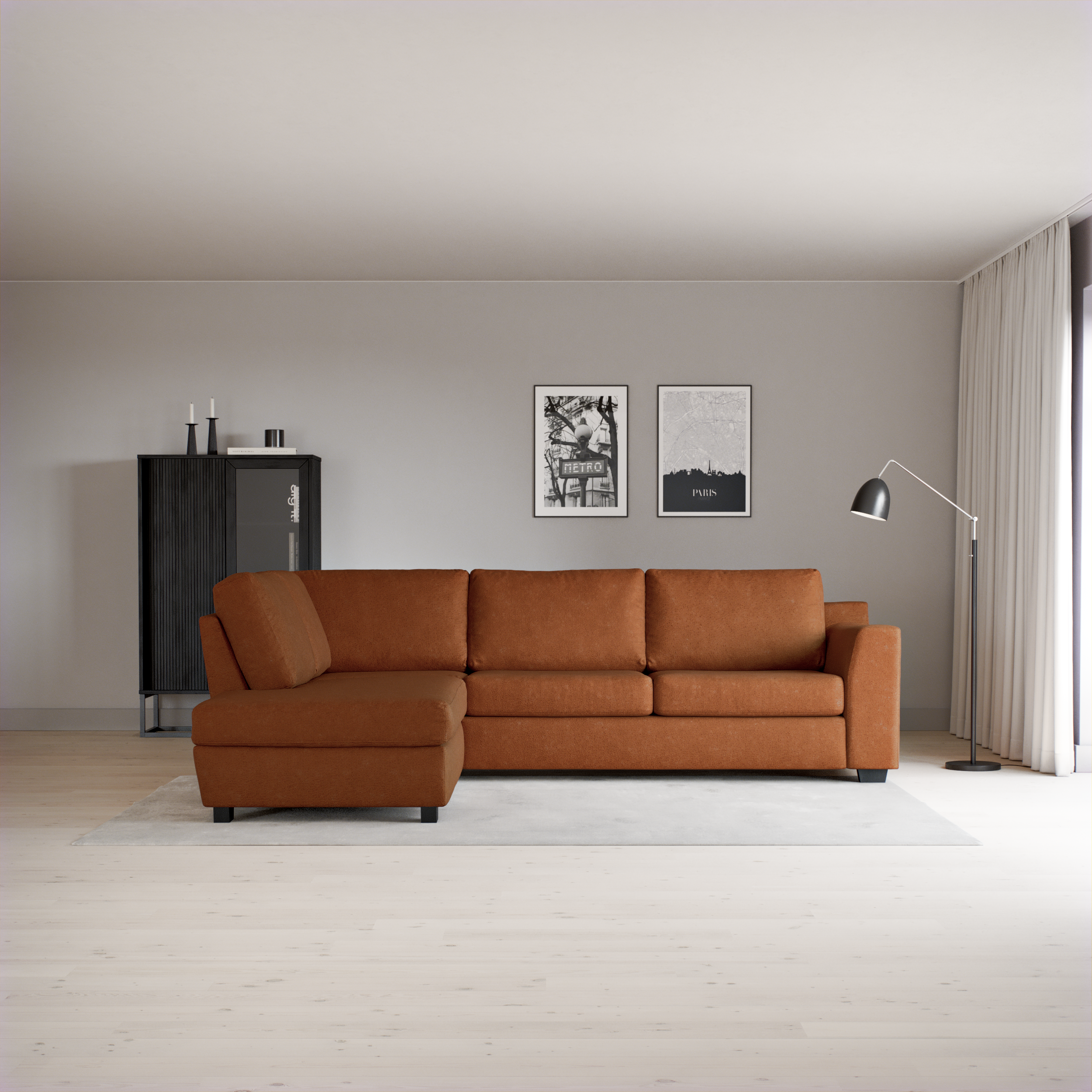 Friday - 2,5-sits soffa med divan vänster - inspiration
