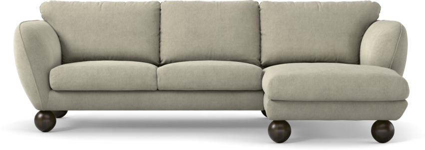 Madison - 2-sits soffa med schäslong höger - Beige