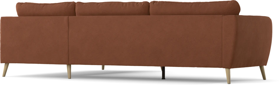 County - 2,5-sits soffa med divan höger - Orange